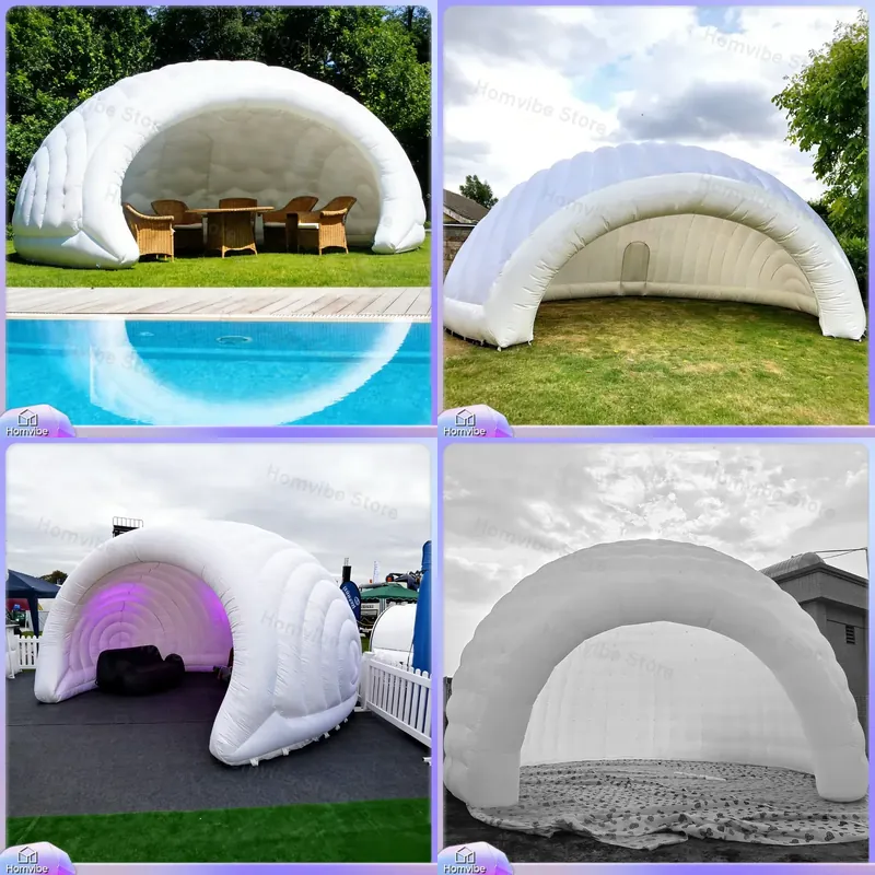 Outdoor Camping Exhibition - Leichtes Aufblasbares Kuppelzelt Tragbares Luftbalken-Überdachungszelt für